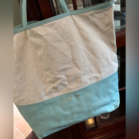 ✨ALICE D Relax Hampton Made in Italy Canvas & Leather Tote - Picture 3 of 14